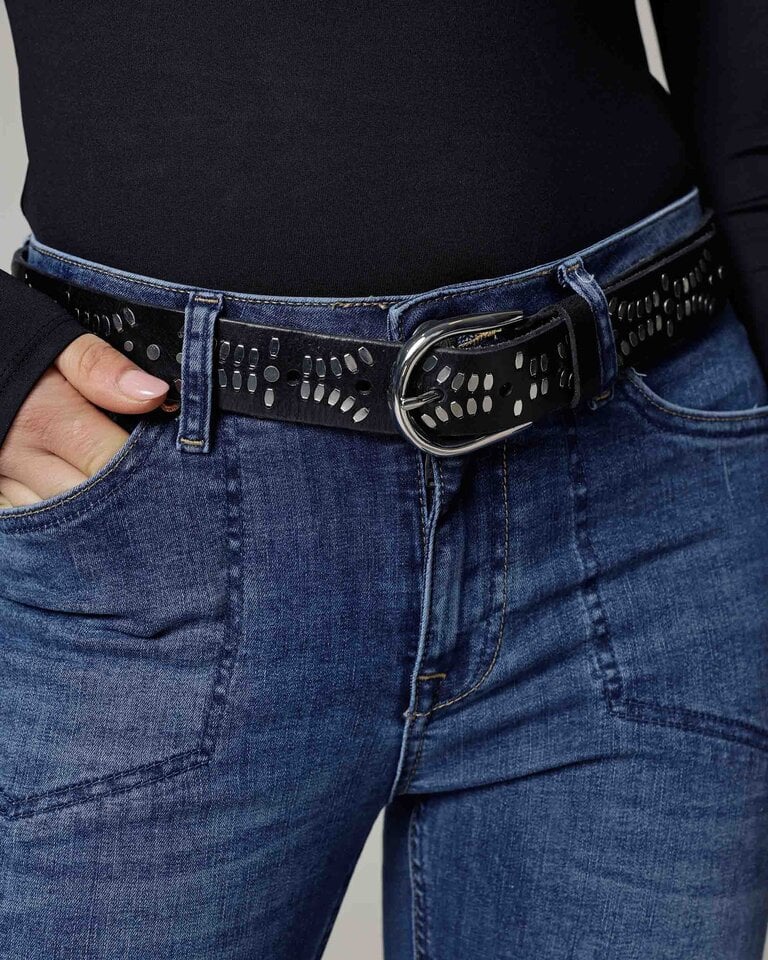 AMSTERDAM HERITAGE DIVERA BELT IN BLACK