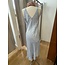 LLEA BLUE ERICA BIAS DRESS IN AQUA CHAMBRAY AND CHOCOLATE