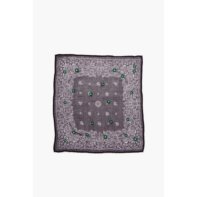CHAN LUU EMBROIDERED BANDANA IN MULTIPLE COLORS