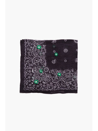 CHAN LUU EMBROIDERED BANDANA IN MULTIPLE COLORS