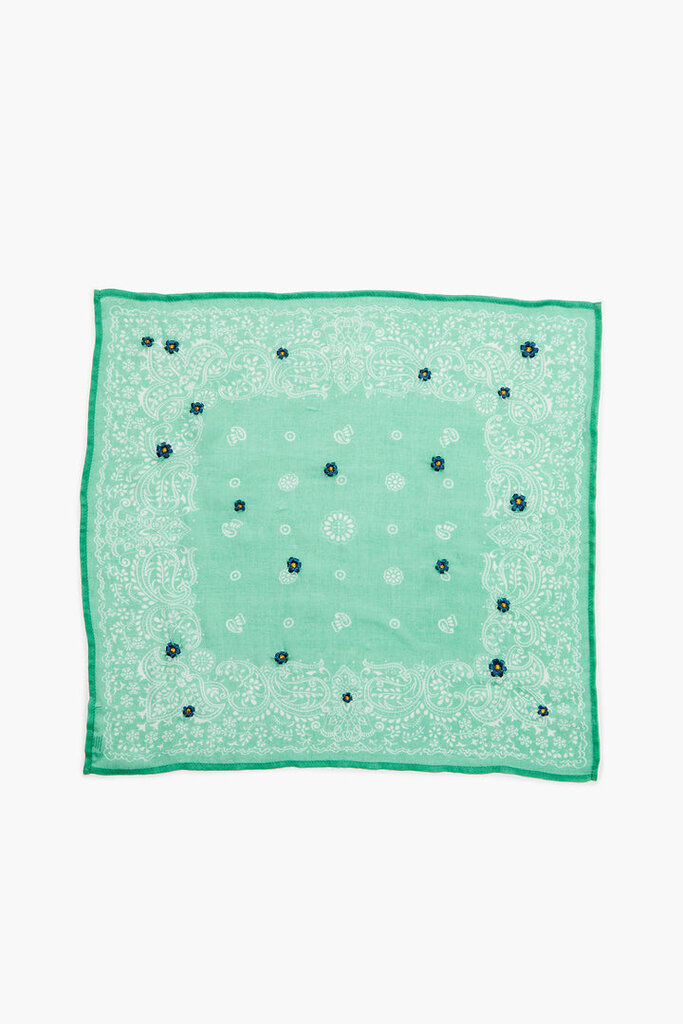 CHAN LUU EMBROIDERED BANDANA IN MULTIPLE COLORS