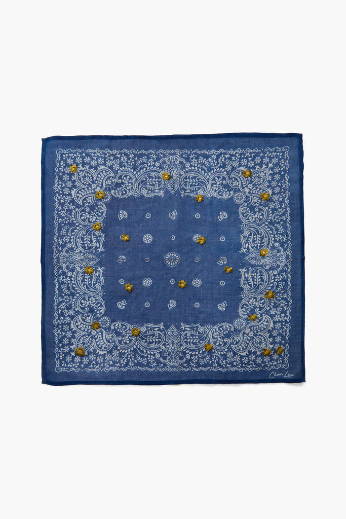 CHAN LUU EMBROIDERED BANDANA IN MULTIPLE COLORS