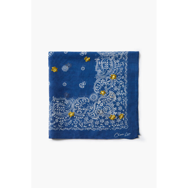 CHAN LUU EMBROIDERED BANDANA IN MULTIPLE COLORS