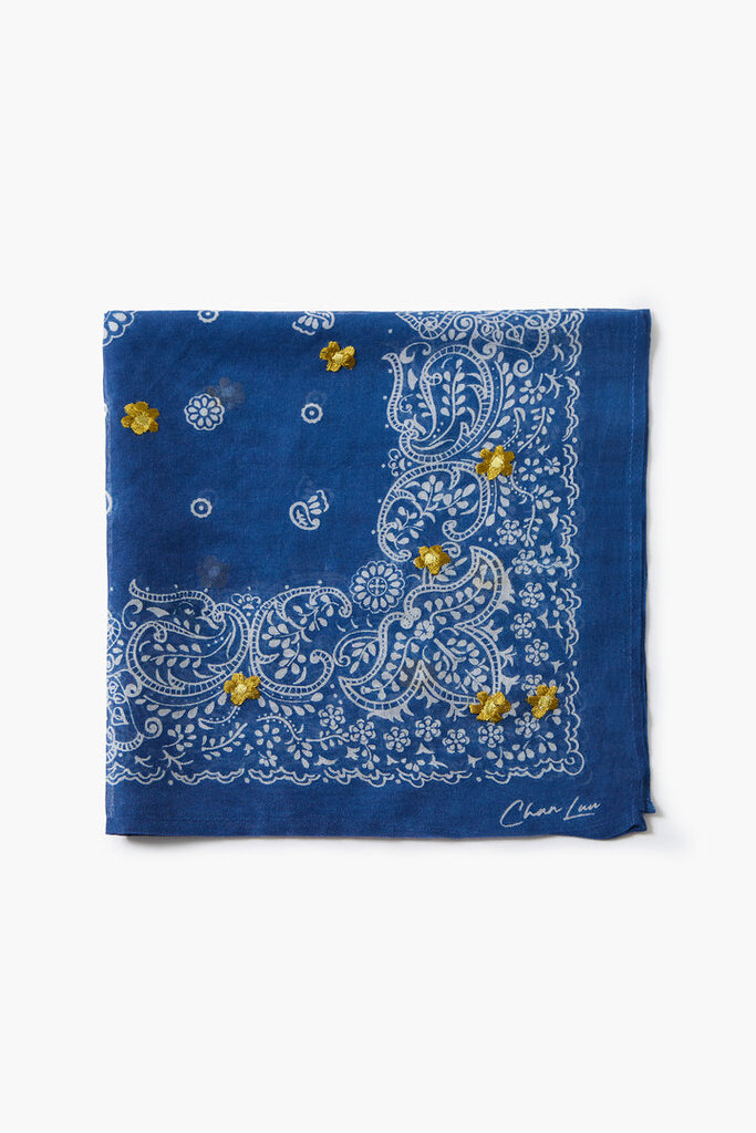 CHAN LUU EMBROIDERED BANDANA IN MULTIPLE COLORS
