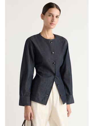 MODERN CITIZEN EMERSON CINCH-WAIST DENIM JACKET