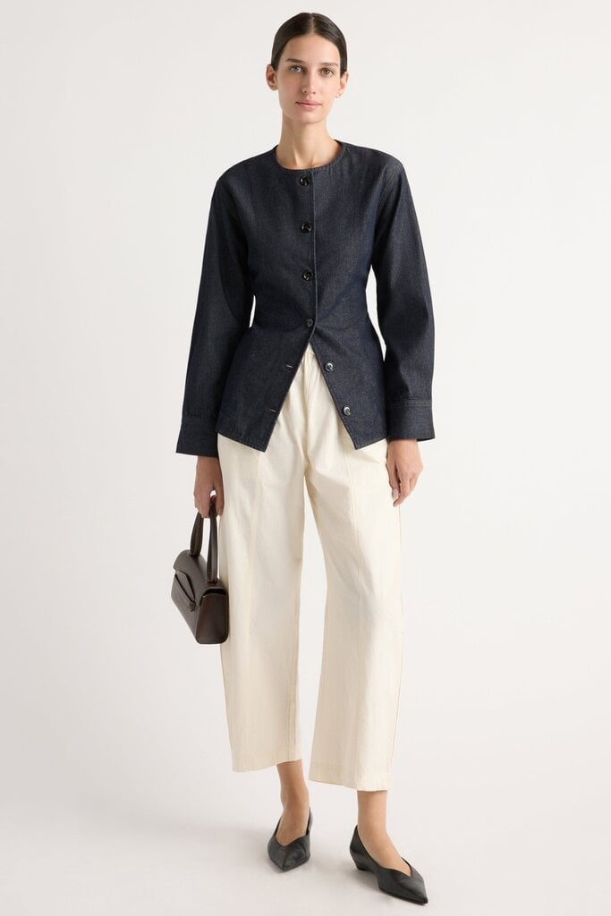 MODERN CITIZEN EMERSON CINCH-WAIST DENIM JACKET