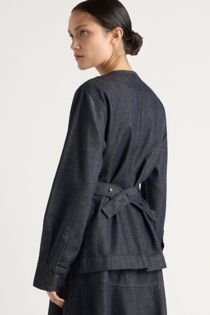 MODERN CITIZEN EMERSON CINCH-WAIST DENIM JACKET