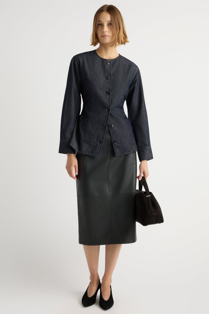 MODERN CITIZEN EMERSON CINCH-WAIST DENIM JACKET