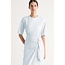 NOA ORGANIC COTTON T-SHIRT WRAP DRESS IN ICY BLUE