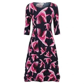 3/4 SLV SMASH POCKET DRESS IN PHOENIX PINE