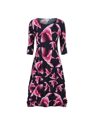 3/4 SLV SMASH POCKET DRESS IN PHOENIX PINE