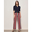 SANCTUARY MARINER PANT IN VERY BERRY STRIPE