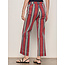 SANCTUARY MARINER PANT IN VERY BERRY STRIPE