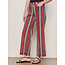 SANCTUARY MARINER PANT IN VERY BERRY STRIPE