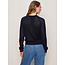 SANCTUARY SOLEIL OPEN STITCH SWEATER IN NAVY BLAZER
