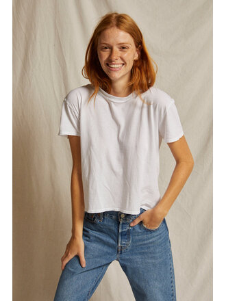 PERFECT WHITE TEE HARLEY BOXY CREW