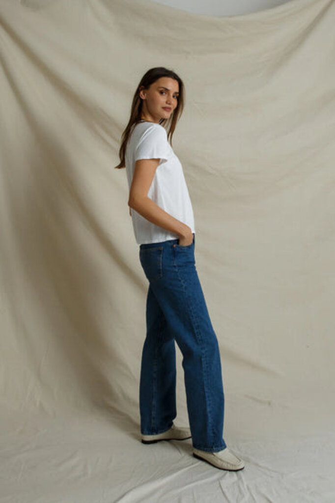 PERFECT WHITE TEE HARLEY BOXY CREW