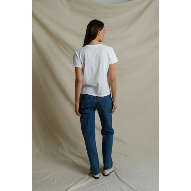 PERFECT WHITE TEE HARLEY BOXY CREW