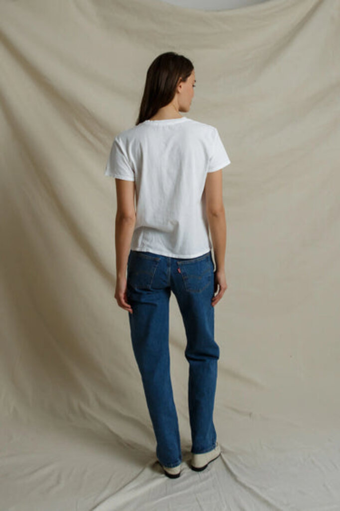 PERFECT WHITE TEE HARLEY BOXY CREW