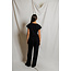PERFECT WHITE TEE PEARL JAPANESE JERSEY V-NECK IN BLACK