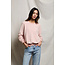 PERFECT WHITE TEE ZIGGY INSIDE OUT FLEECE SWEATSHIRT IN VINTAGE PINK