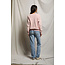 PERFECT WHITE TEE ZIGGY INSIDE OUT FLEECE SWEATSHIRT IN VINTAGE PINK
