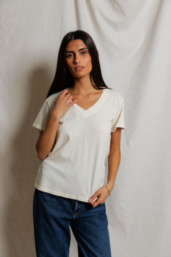 PERFECT WHITE TEE PERFECT WHITE TEE HENDRIX S/S BOXY V-NECK