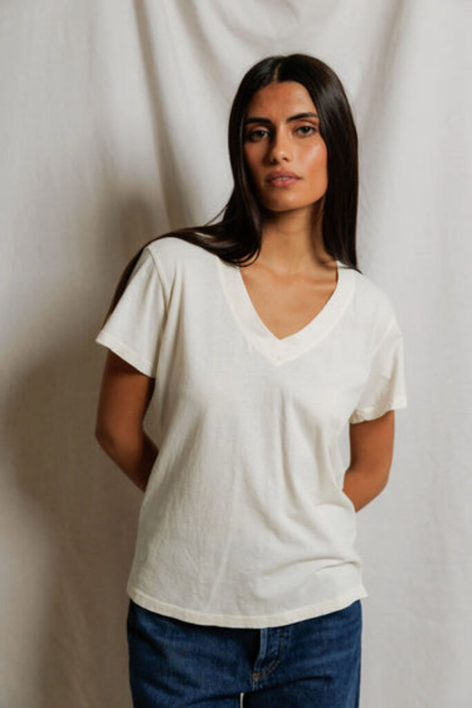 PERFECT WHITE TEE PERFECT WHITE TEE HENDRIX S/S BOXY V-NECK