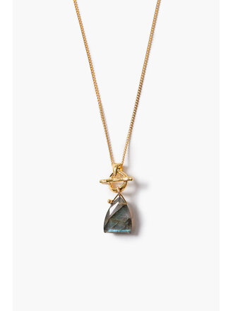 CHAN LUU SUMMIT PENDANT NECKLACE LABRADORITE