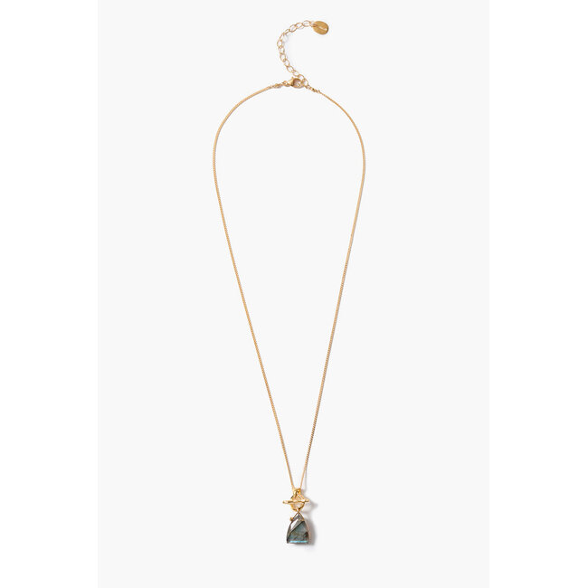 CHAN LUU SUMMIT PENDANT NECKLACE LABRADORITE