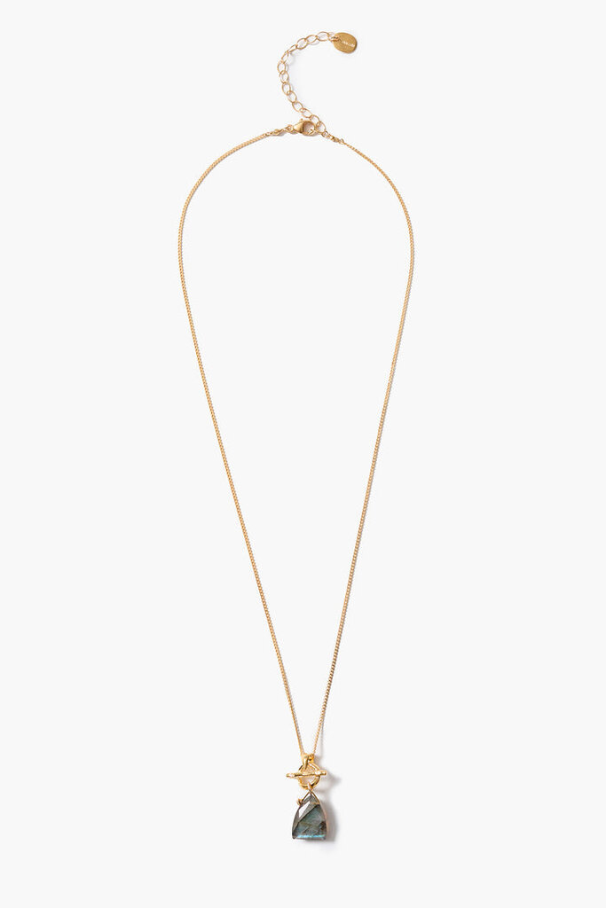 CHAN LUU SUMMIT PENDANT NECKLACE LABRADORITE