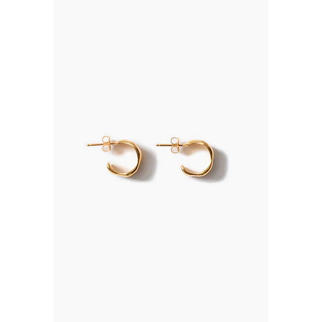CHAN LUU CUFF HOOP EARRINGS YELLOW GOLD