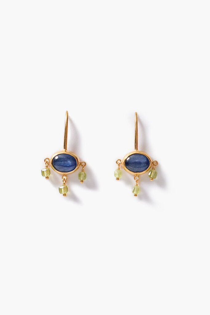 CHAN LUU DELLA DROP EARRINGS KYANITE