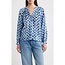 RAILS SAINT TOP IN SAPPHIRE SHIBORI