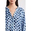 RAILS SAINT TOP IN SAPPHIRE SHIBORI