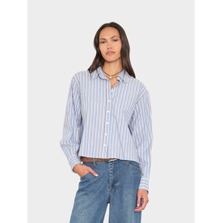 XIRENA WYLER SHIRT IN BLUE CEDAR