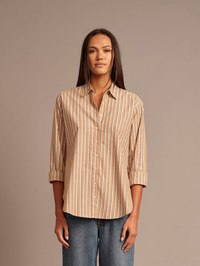 XIRENA BEAU SHIRT IN HICKORY NAVY