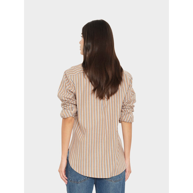 XIRENA BEAU SHIRT IN HICKORY NAVY