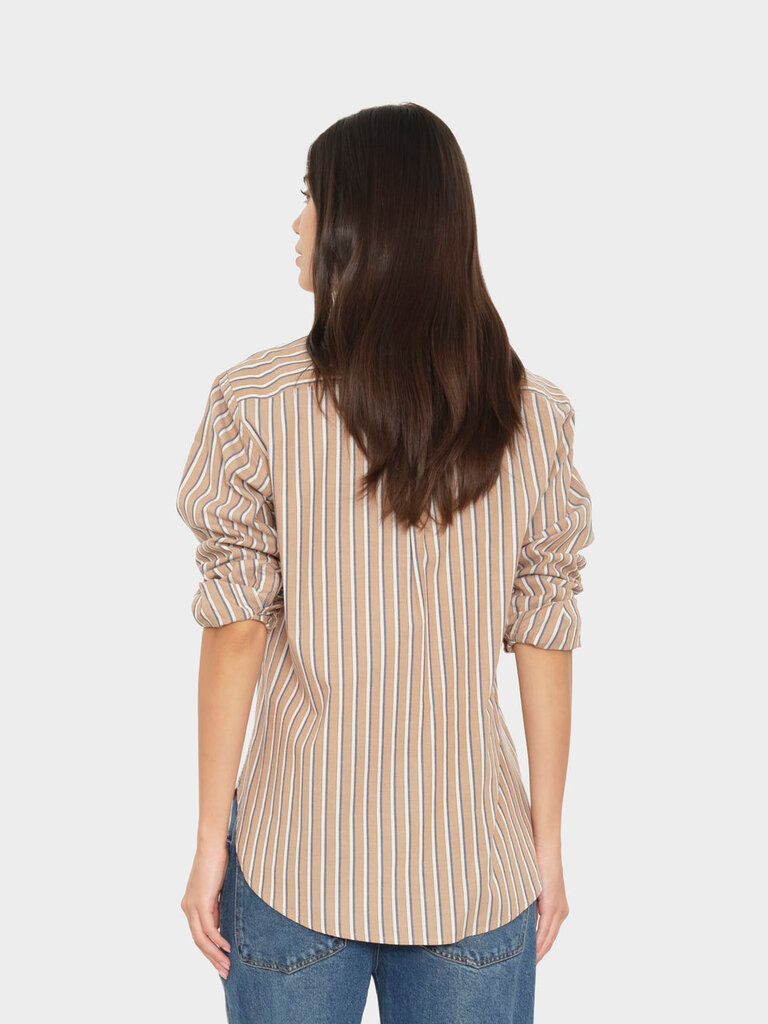 XIRENA BEAU SHIRT IN HICKORY NAVY