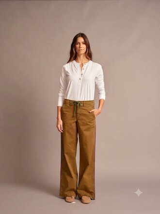 XIRENA BRADSHAW PANT IN DARK HONEY