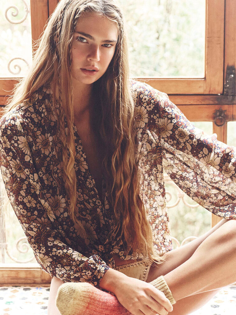 XIRENA MALLORY SHIRT IN TAWNY BROWN