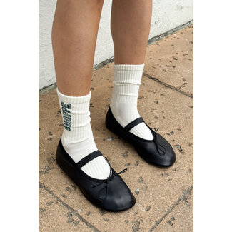 LE BON SHOPPE PREPPY SOCKS IN CANVAS/GREEN