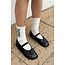 LE BON SHOPPE PREPPY SOCKS IN CANVAS/GREEN