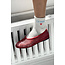 LE BON SHOPPE EMBROIDERED CREW SOCKS IN VANILLA