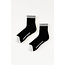 LE BON SHOPPE COLOR BLOCK GIRLFRIEND SOCKS IN BLACK GREY