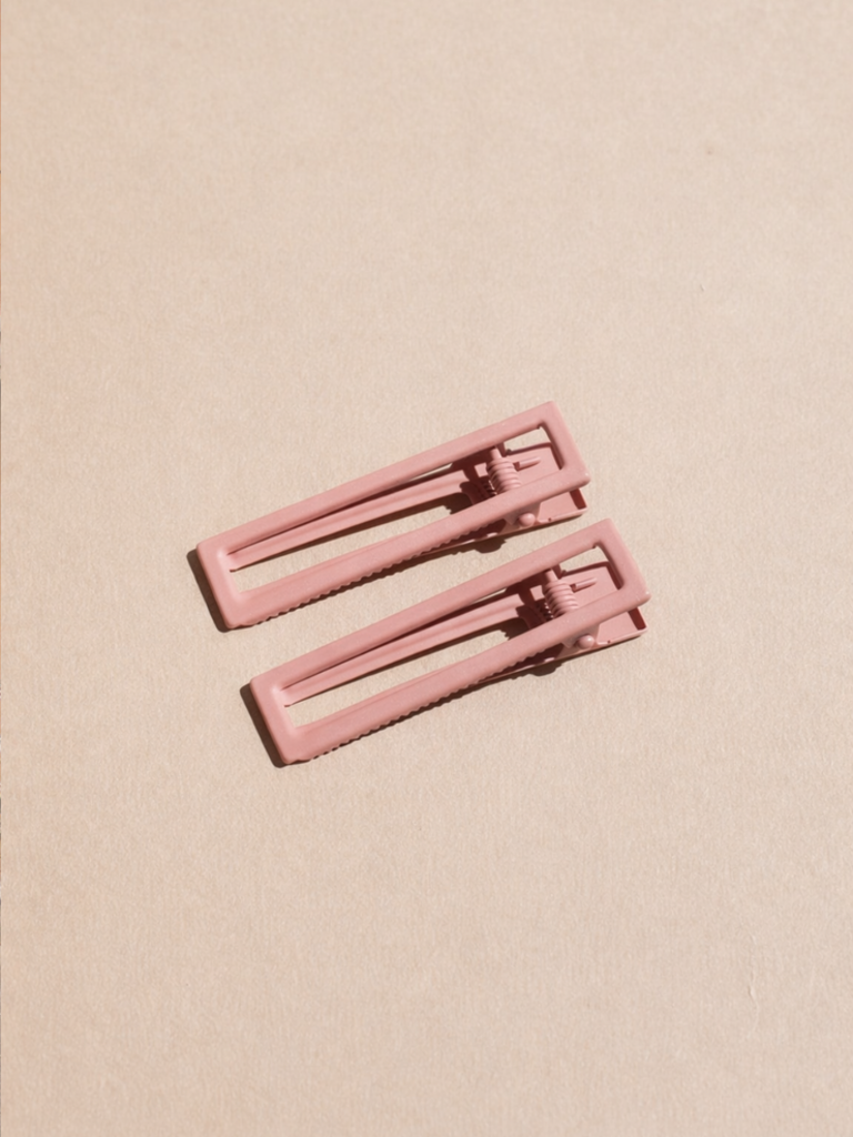 NATANDNOOR LULU HAIRCLIP IN ROSE