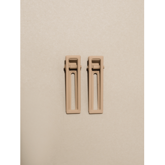 NATANDNOOR LULU HAIRCLIP IN MOCHA