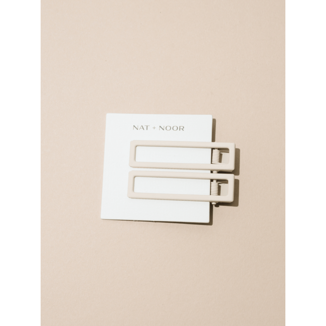 NATANDNOOR LULU HAIRCLIP IN BONE