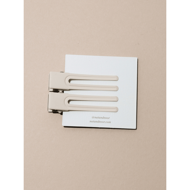 NATANDNOOR LULU HAIRCLIP IN BONE