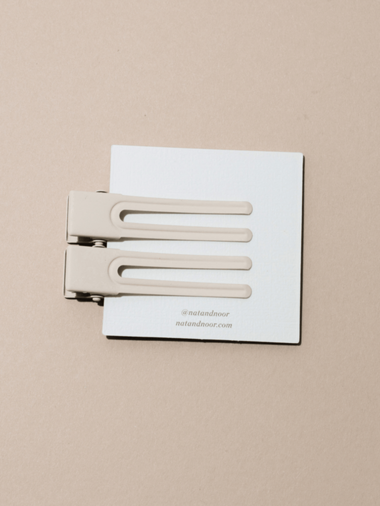NATANDNOOR LULU HAIRCLIP IN BONE